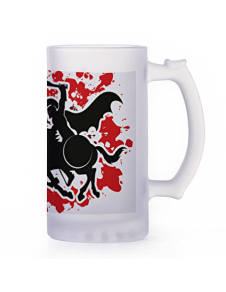 Caneca de cerveja guerreiros gregos,...