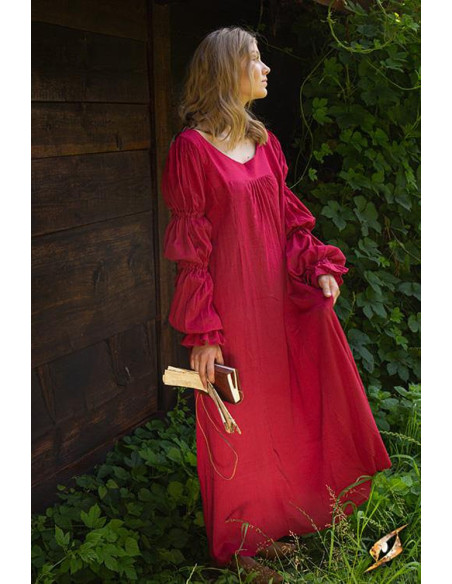 Túnica interna Lucrezia, vermelho escuro
