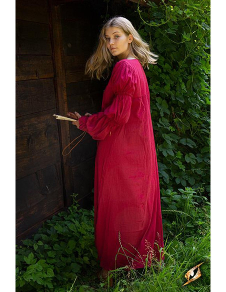 Túnica interna Lucrezia, vermelho escuro