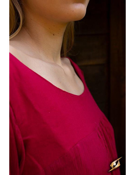 Túnica interna Lucrezia, vermelho escuro