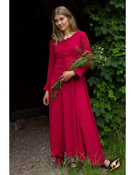 Túnica interior Isabel, vermelho escuro