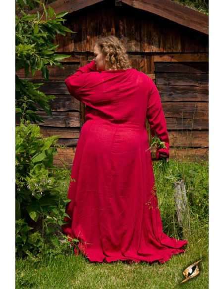 Túnica interior Isabel, vermelho escuro