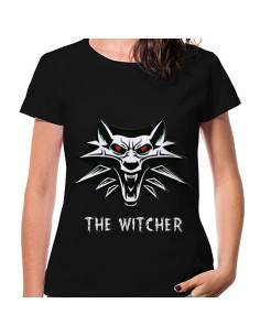 Camiseta The Witcher Woman, manga curta
