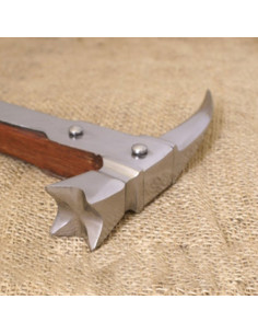 Martelo de guerra medieval de bico de corvo, (70,5 cms.) 2