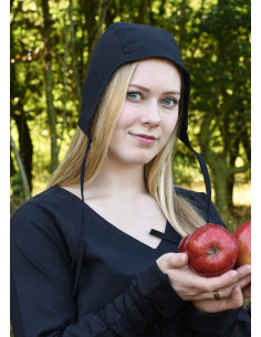 Touca de mulher camponesa medieval, várias cores