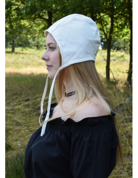 Touca de mulher camponesa medieval,...