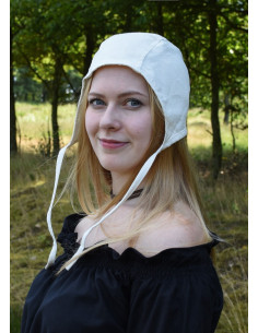 Touca de mulher camponesa medieval, várias cores 2
