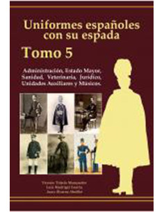 Uniformes espanhóis com sua espada: Administração, Saúde,...