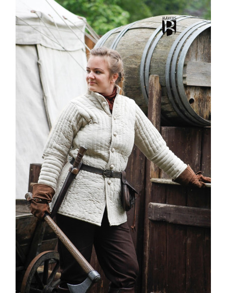 Camarão bege Greifenfels com botões