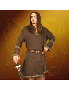 Túnica Viking de mangas compridas
