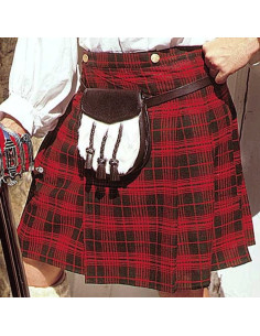 Kilt escocês em lã acrílica