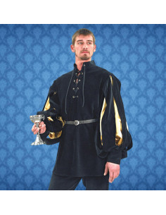 Camisa Renaissance Cavalier, veludo