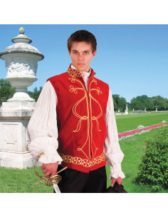 Colete cortesão lendário de veludo