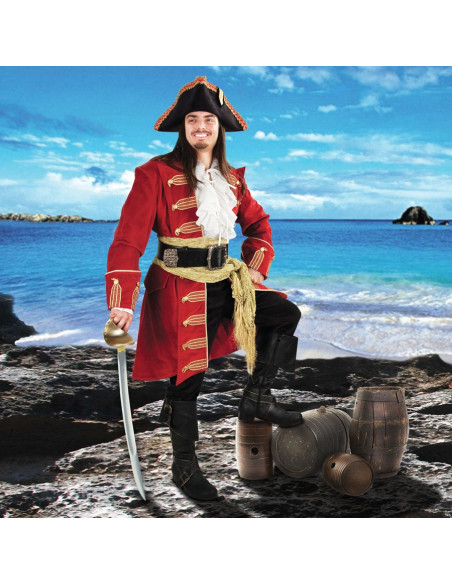 Casaco do capitão Morgan em veludo