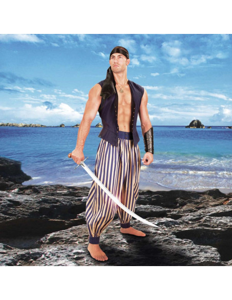 Calça larga de pirata de Madagascar