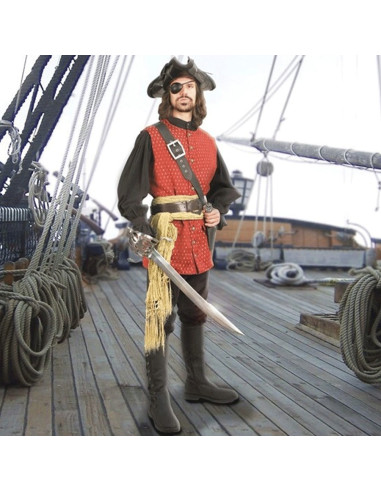 Colete do Pirata Canalha do Mar Negro