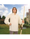 Camisa medieval Fiesta, creme