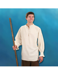 Camisa do Senhor Feudal costurada à mão