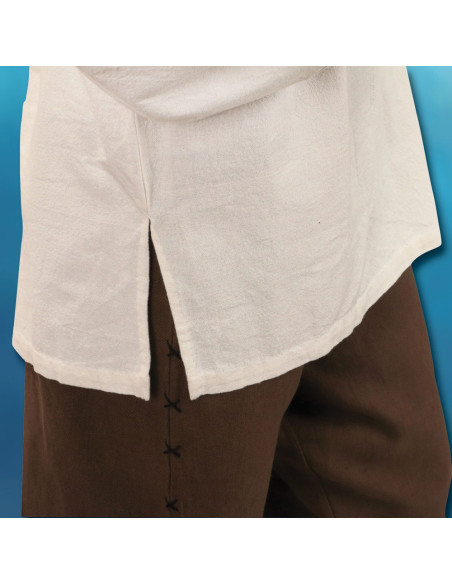 Camisa do Senhor Feudal costurada à mão