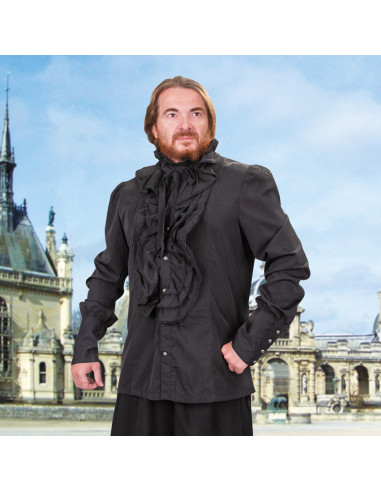 Camisa renascentista com babados