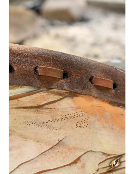 Escudo Celta Thegn Azul-Branco em...