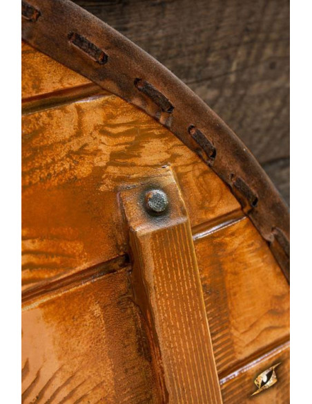 Escudo Celta Thegn Azul-Branco em...