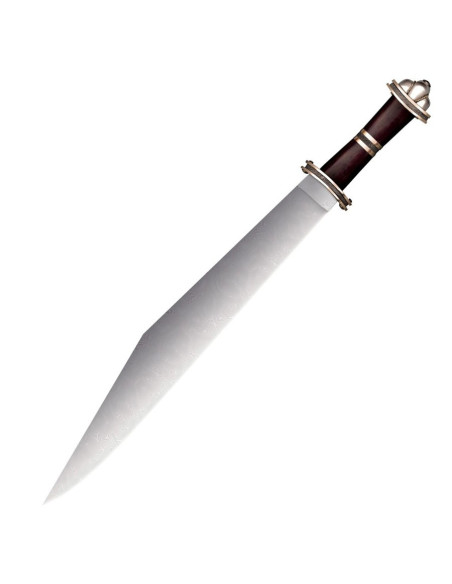 Espada Longa Sax Germânica, Aço Damasco