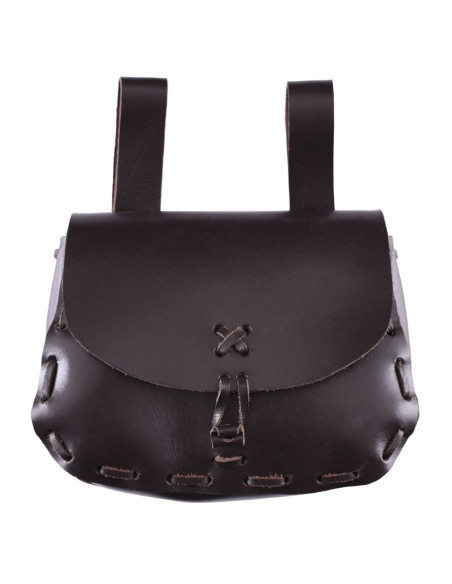 Bolsa medieval em couro