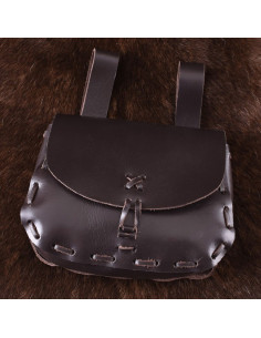 Bolsa medieval em couro 2