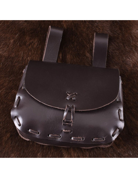 Bolsa medieval em couro