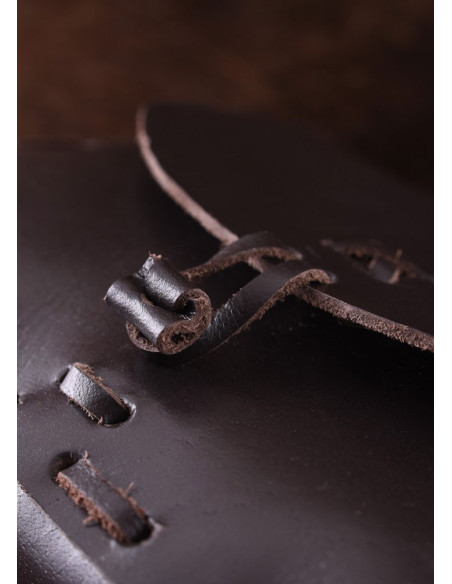 Bolsa medieval em couro