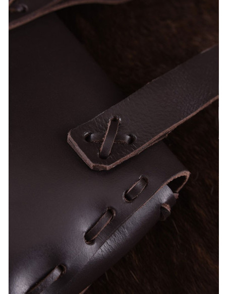 Bolsa medieval em couro