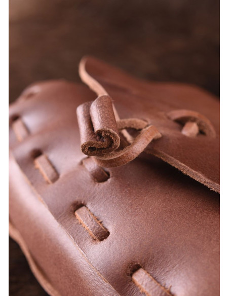 Bolsa medieval reversível, couro bovino