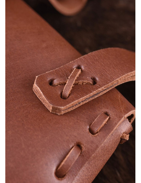 Bolsa medieval reversível, couro bovino