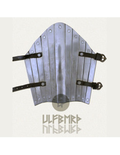 Pulseira de couro com tiras de metal 2