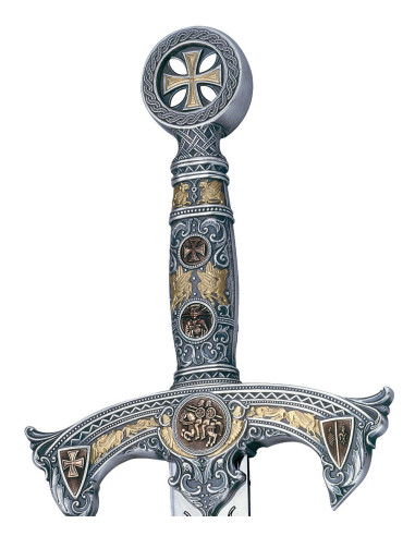 Espada dos Templários em Prata