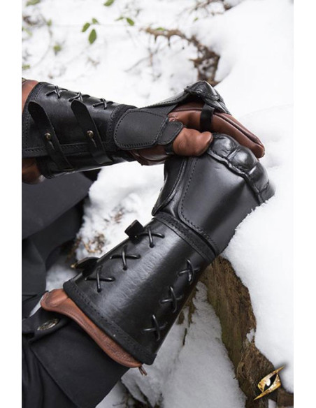 Manopla de couro, braço esquerdo (1 ct.)