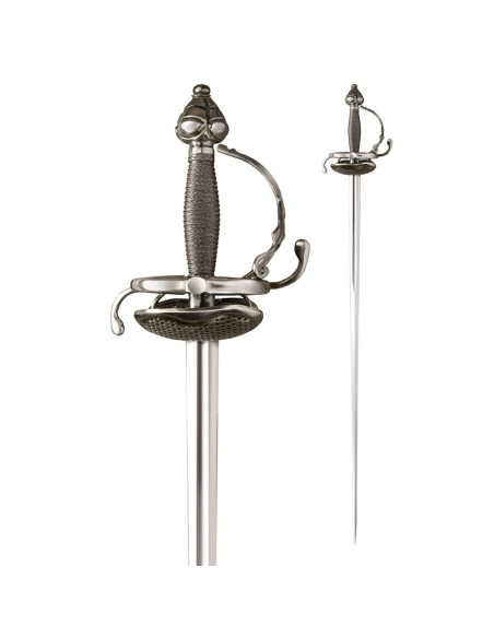 Duelo de espadas de cavaleiros,...