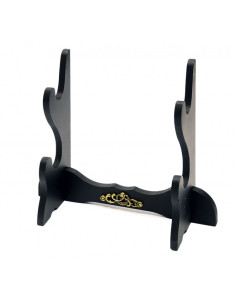 Suporte de armas de mesa para 2 katanas