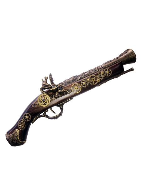 Pistola Flintlock Blunderbuss,...