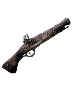 Pistola Flintlock Blunderbuss, SteamPunk III