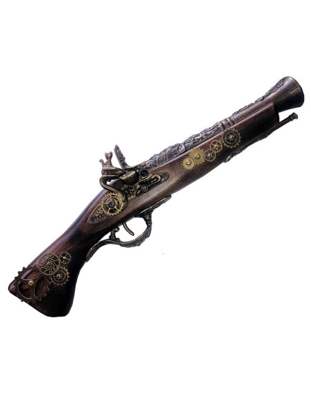 Pistola Flintlock Blunderbuss,...