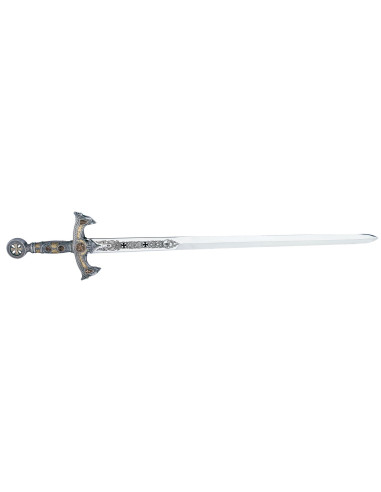 Espada dos Templários em Prata
