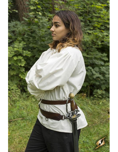 Cinto medieval duplo com baldric