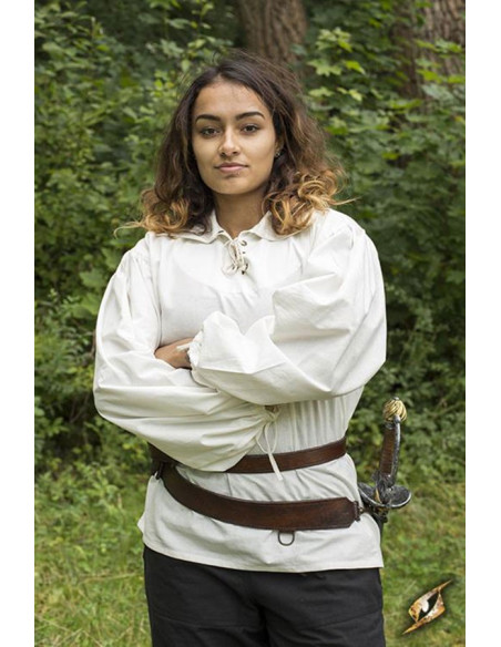 Cinto medieval duplo com baldric