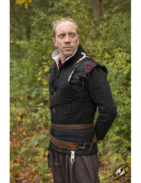 Cinto medieval trançado com baldric