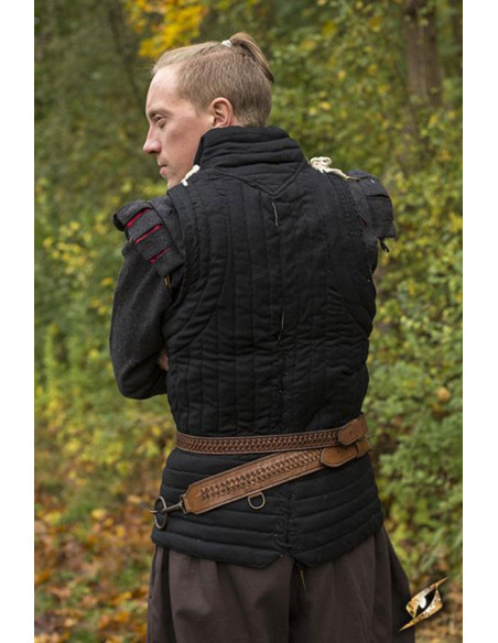 Cinto medieval trançado com baldric