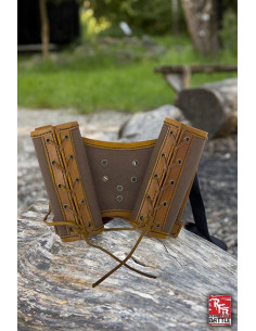 Tahalí duplo para as costas, marrom