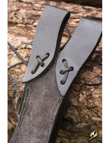 Bainha com adagas de lâmina reta baldric