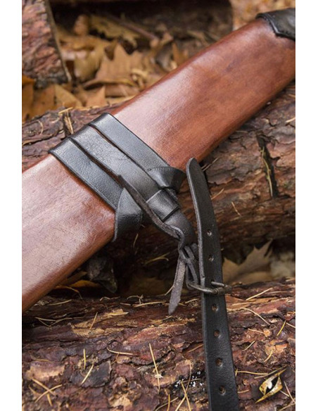 Bainha de couro médio, mão direita